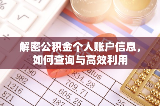 靖远解密公积金个人账户信息，如何查询与高效利用