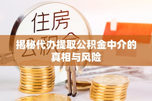 靖远揭秘代办提取公积金中介的真相与风险
