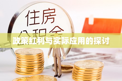 靖远政策红利与实际应用的探讨