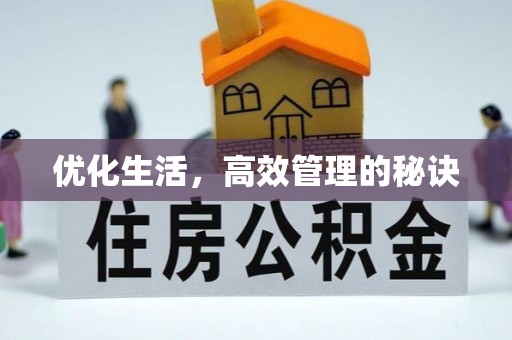 靖远优化生活，高效管理的秘诀