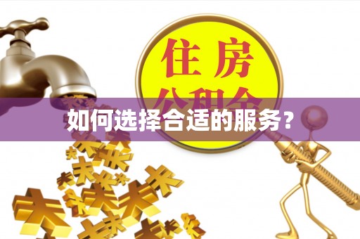 靖远如何选择合适的服务？