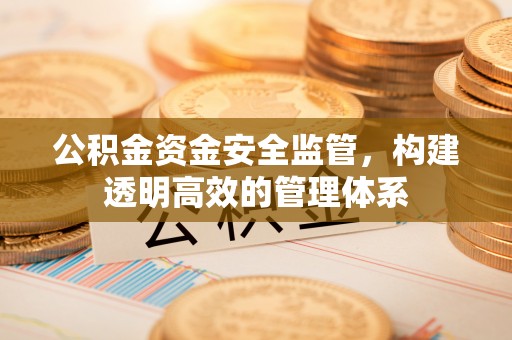 靖远公积金资金安全监管，构建透明高效的管理体系