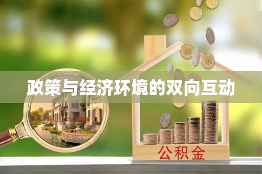 靖远政策与经济环境的双向互动