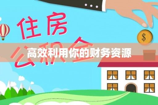 靖远高效利用你的财务资源