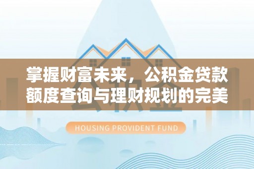 靖远掌握财富未来，公积金贷款额度查询与理财规划的完美结合